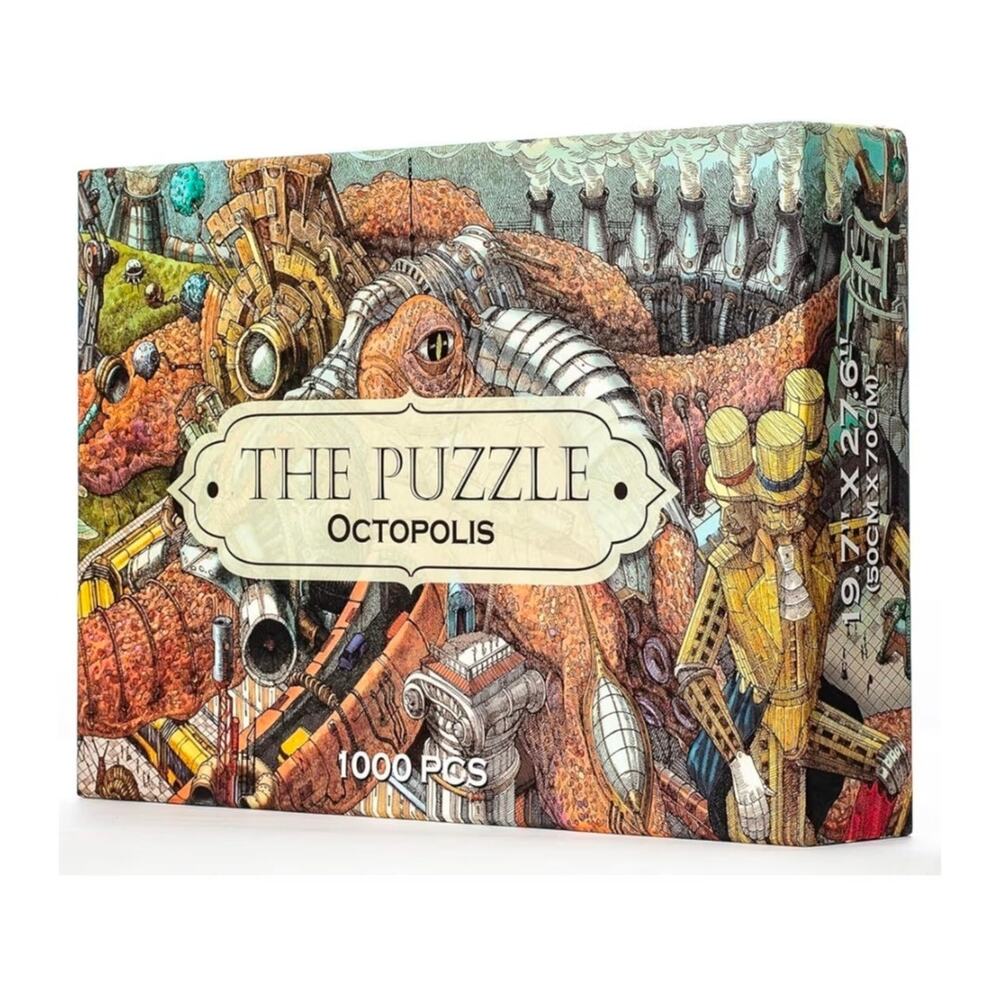 Octopolis 1000 Piece Jigsaw Puzzle for Adults